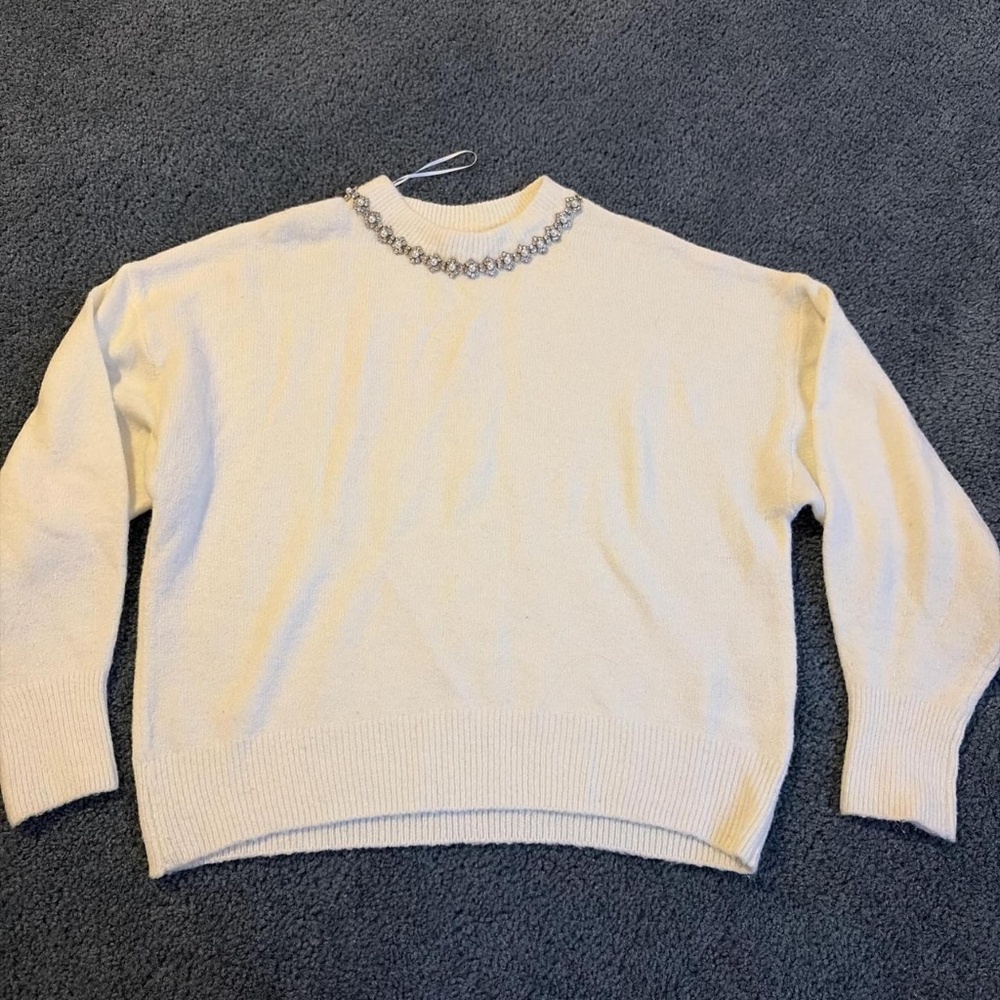 Women's White Sweater